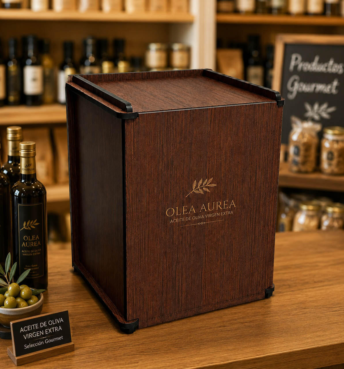 Estuche botella aceite